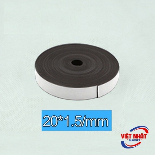 Nam châm dẻo 2x1,5 có băng keo